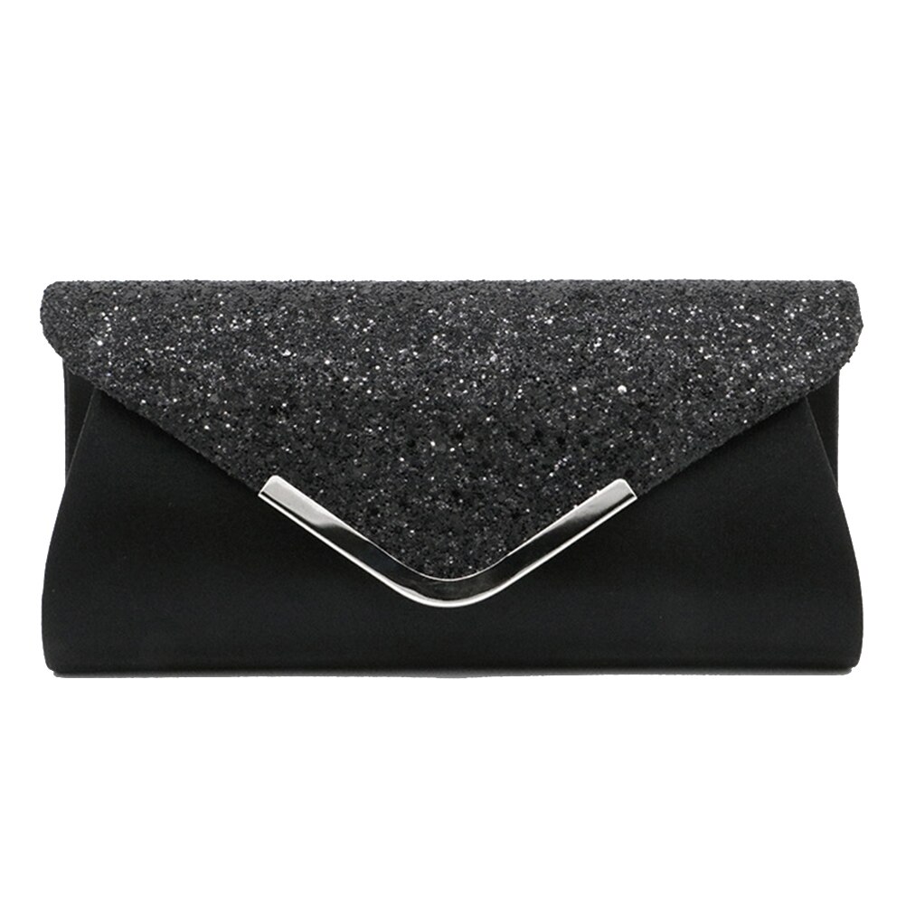 Vrouwen Avondtasje Glitter Clutch Bag Meisjes Bruiloft Chain Sequin Schouder Pack Purse Party Banket Handtas: Blauw