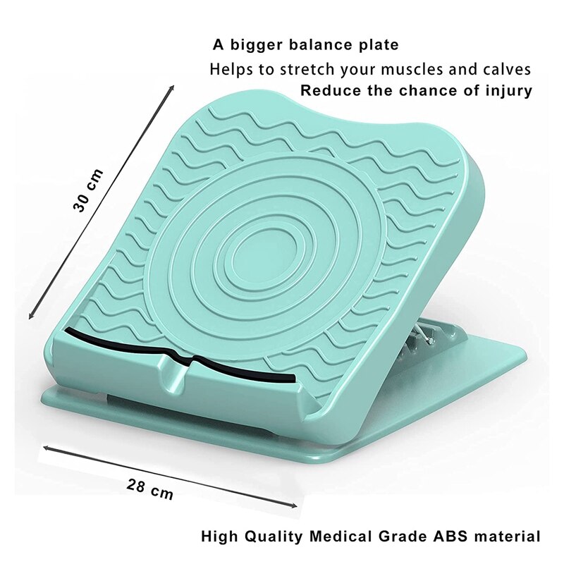 Tilt Board Portable Slant Board Adjustable Slant 5 Levels Anti Slip Leg Strength Exerciser Yoga Auxiliary Equipment