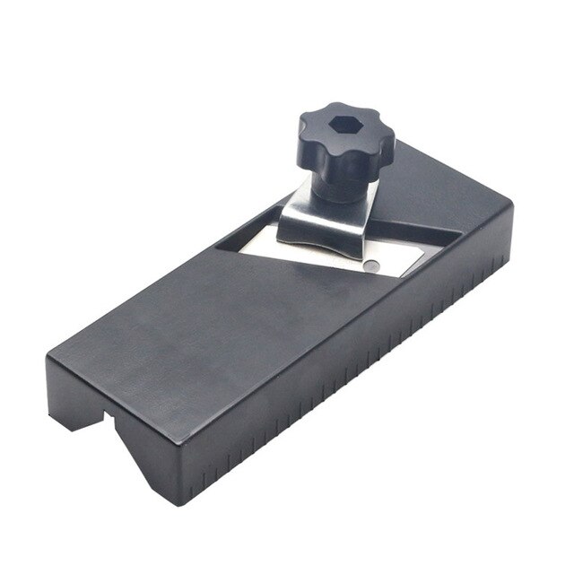 Manual Gypsum Board Woodworking Planer Manual Flat Square Plane Drywall Edge Plasterboard Wood 45 Degree Carpenter Chamfer Tool: Black