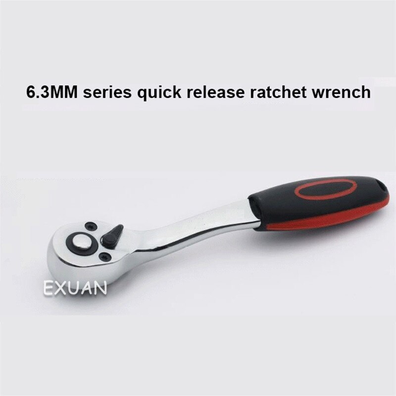 46-Piece Tool Set / Socket, Ratchet Wrench, Hexagonal Screwdriver, Auto Repair Tool Set Combination / Hardware Tool Box