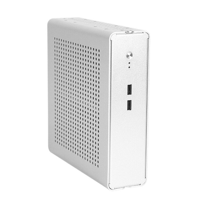 Pc gaming behuizing itx mini kleine behuizing volledig aluminium koffer draagbare htpc desktop computer lege behuizing: Default Title