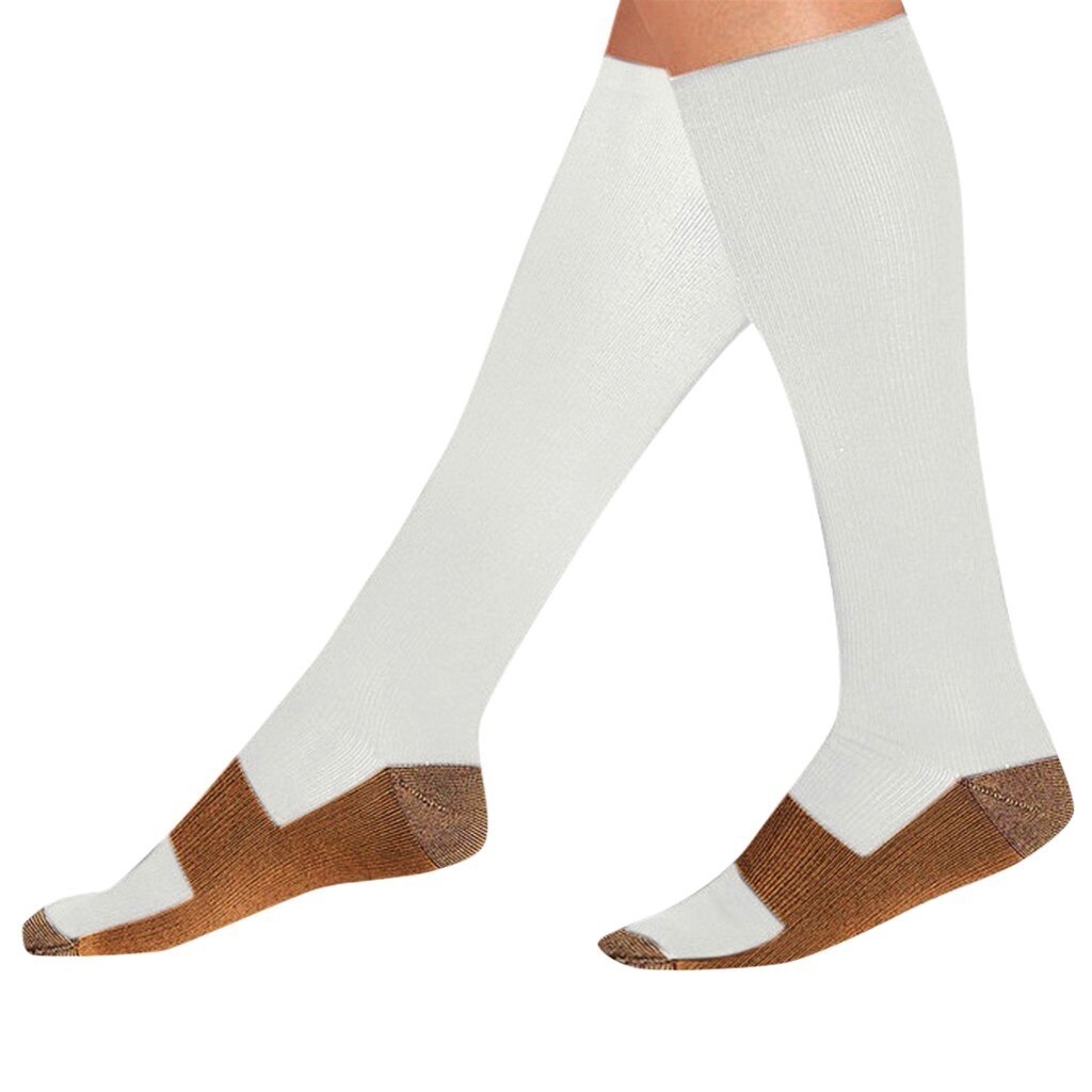 Anti-Fatigue Compression Socks Unisex Foot Pain Relief Soft Miracle Copper Anti Fatigue Magic Socks Support Knee High Stockings