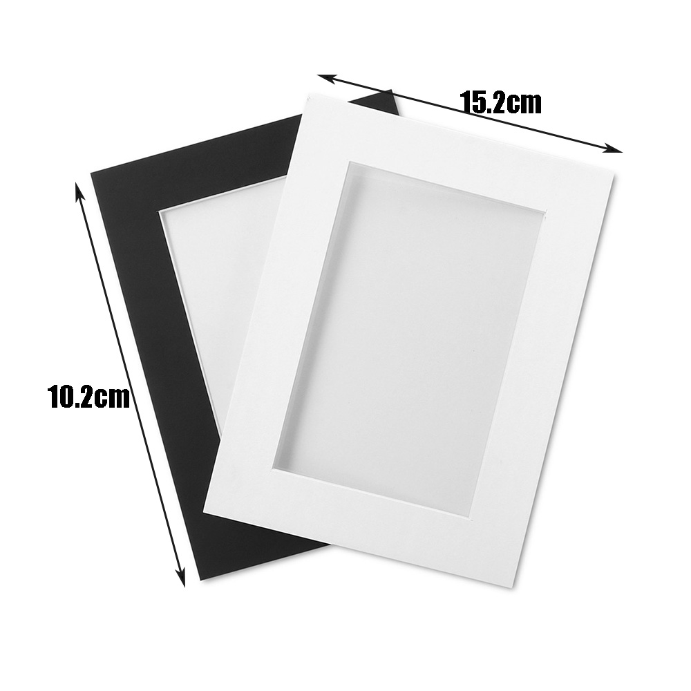 9/11/21Pcs 6 Inch Photo Frame Set DIY Combination Paper Picture Photo Frame Wall Sticker Home Decoration Staircase Living Room