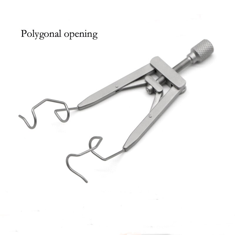 Eye lid Opener Eyelid Opener V-shaped steel Wire Adjustable Eye Medicine Double Eye lid Eye angle Opener: Brown