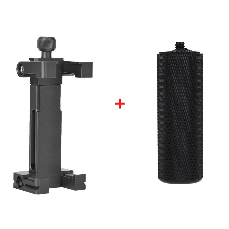 Ulanzi ST-03 Metalen Telefoon Houder Statief Mount Met Koud Shoe Mount 3 Kleur Voor Arca Swiss Quick Release Plaat Voor IPhone8/7 Plus: kit 2