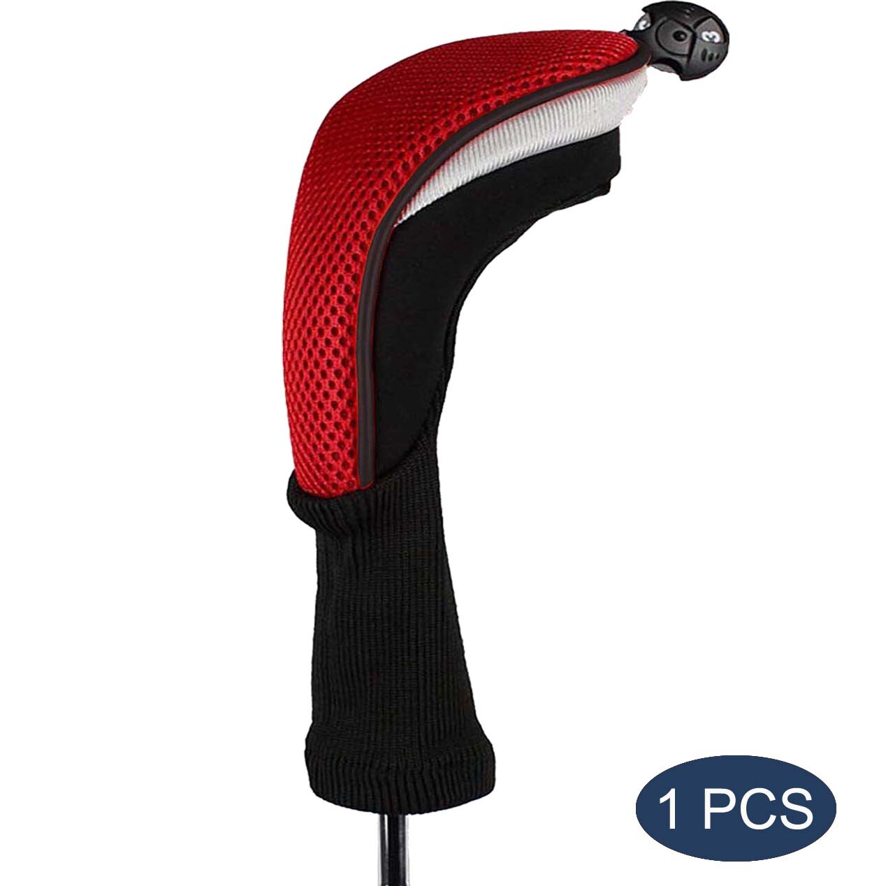Driver Fairway Hybrid Golf Club Head Covers Putter Woods Cover Protector Verwisselbare Tag Nummer No.1 3 5 7 X: Red-Fairway-1Pcs