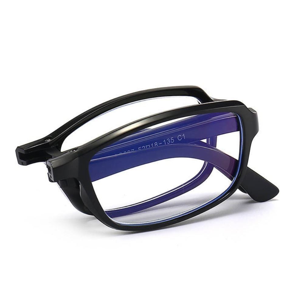 Glasögonstyrka  +100 to +400 färdiga presbyopiglasögon fällbara synvård långsynthet läsglasögon lättvikt: Mång