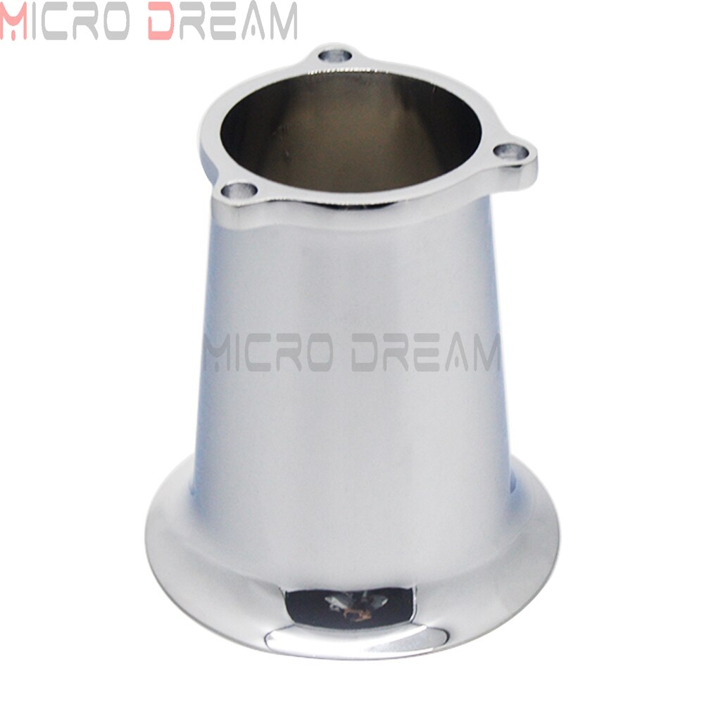 Motorcycle Chrome Billet Aluminum Velocity Stack CV Carb Carburetor Air Intake Cleaner For Harley Bobber Chopper