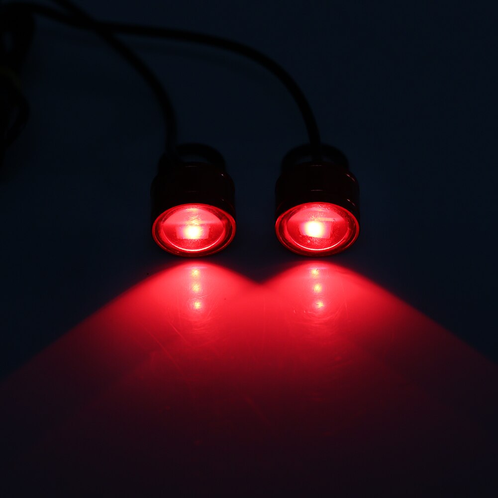 2pcs LED Motorcycle Handlebar Light Handlebar Rear Mirror Light DRL Driving Fog Lamp Decorative Strobe Light Lamp Universal