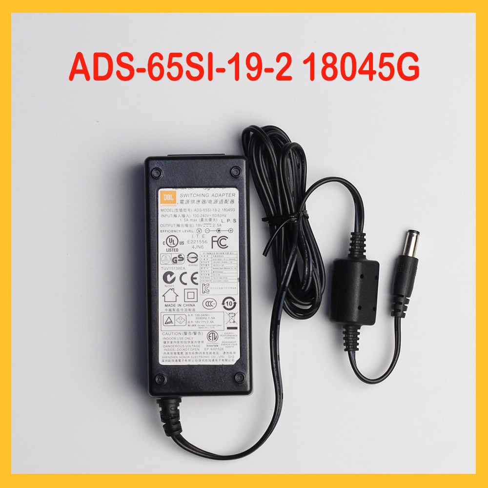 ADS-65SI-19-2 18045G Adapters Stroomvoorziening Ac Adapter Voor Jbl ADS-65SI-19-2 18045G 18V-2.5A