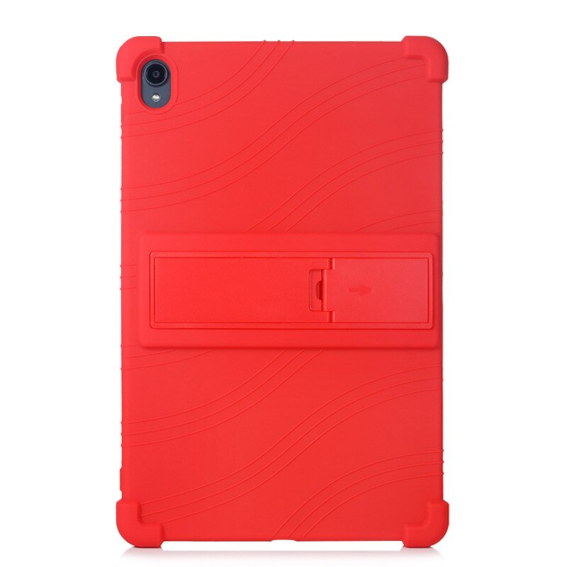 For Lenovo P11 Case Kids Silicon TB-J606F 11 Inch Silica Tablet Stand Cover for Lenovo P11 Pro TB-J706F 11.5 Inch Soft Shell: Red / For P11 TB- J606F