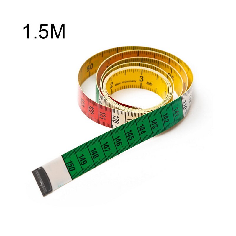 1.5m syning målebånd krop måle lineal syning skræddersyet målebånd mini blød flad centimeter lineal værktøj: Stil   c 1.5m