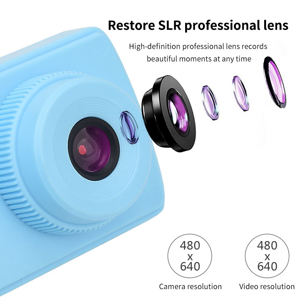 Kids Mini Digitale Camera 1.77 Inch Kleuren Scherm Foto Camera Voor Kinderen Video Camera 'S Voor Kinderen Jongens Meisjes