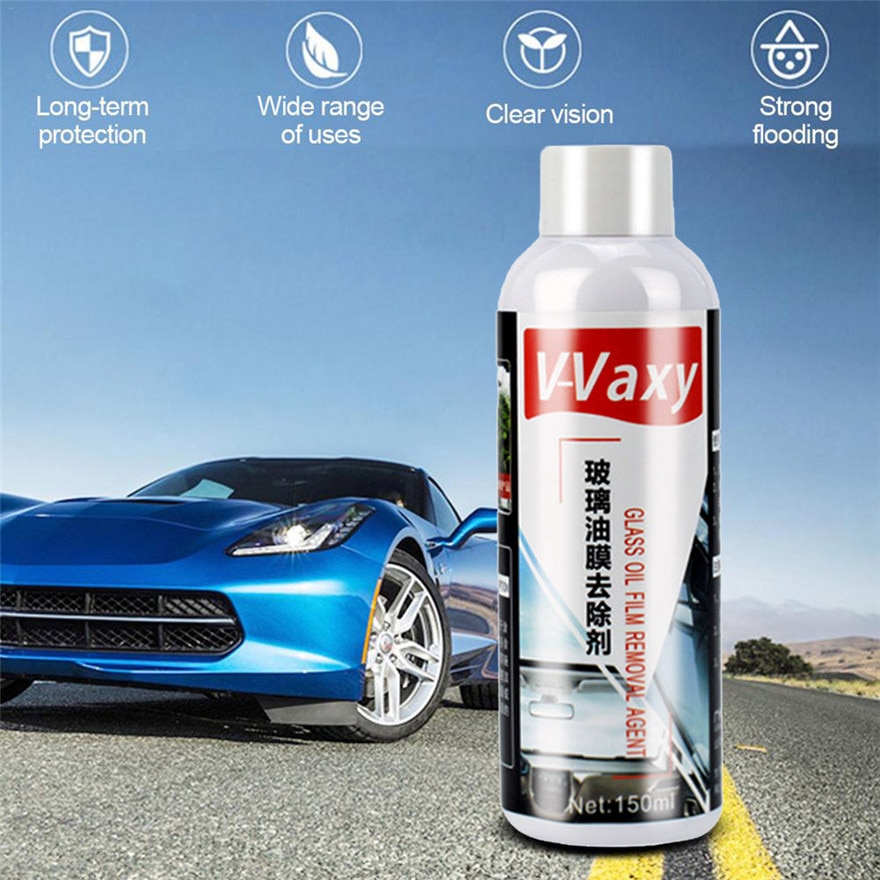 Wupp automotive glasbelægningspasta agent regnfast middel glas regnmærke oliefilmfjerner 150ml pleje praktisk