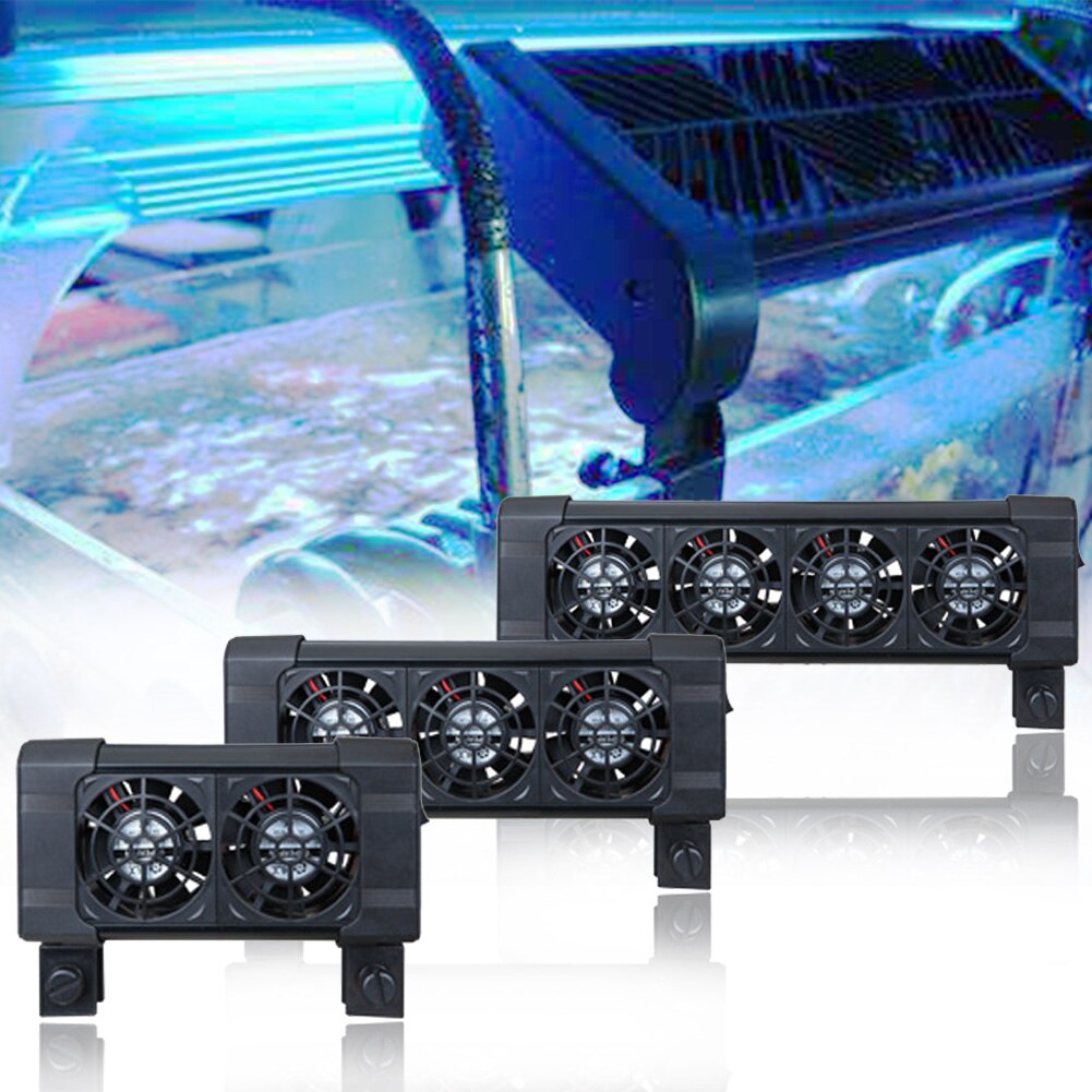 Durable Cold Wind Chiller Aquarium Cooling Fan Clip On Saving Power Fresh Mini Temperature Control Supplies Marine Fish Tank