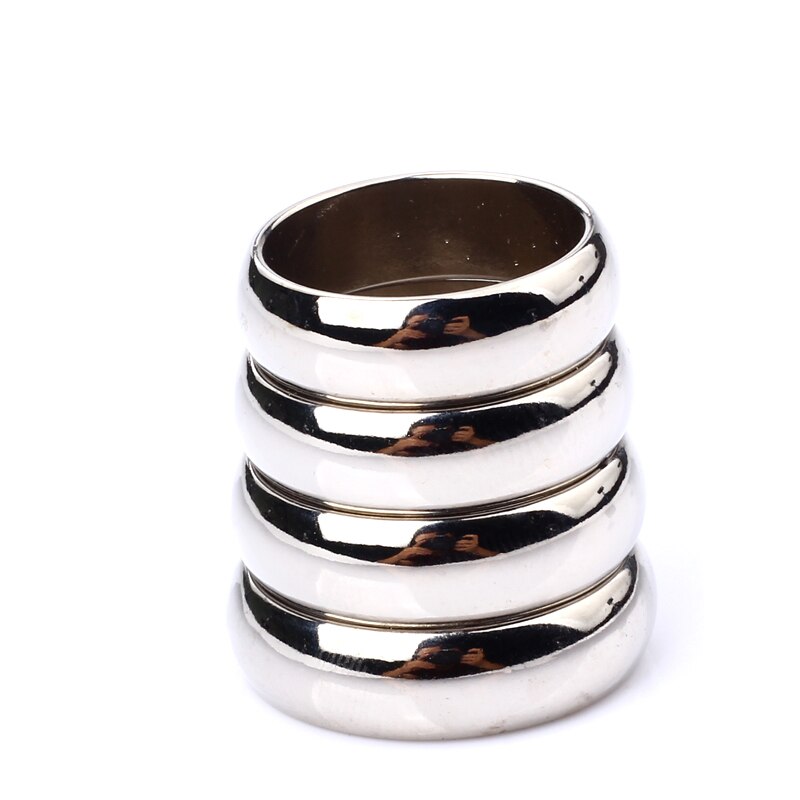 1 Pcs Silver Cambered PK Ring Magic Tricks Strong Magnetic Ring PK Ring 18/19/20/22mm Available Close Up Magic Props