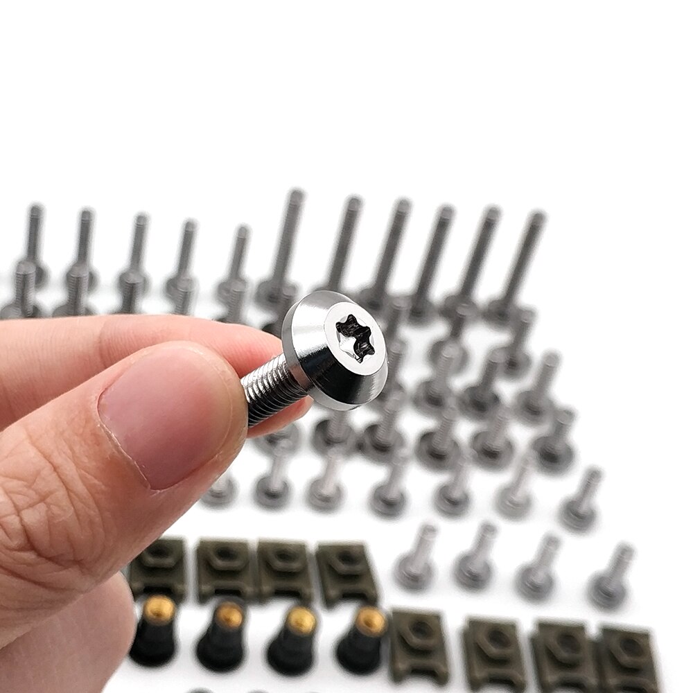 Universal- Motorrad Verkleidung Schrauben Muttern Bausatz Körper Verschluss Clips Schraube Für Kawasaki GTR1400 H2R zrx 1200 ZX11 zx 11 ZX1100 ZX7R