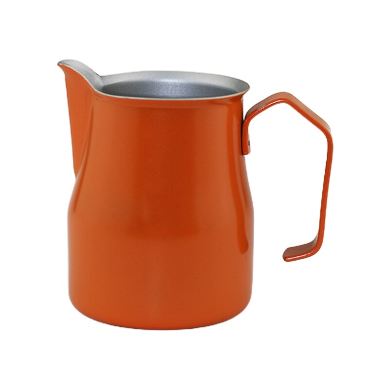 Milk Frothing Pitcher Jug - 12oz/350ML Stainless Steel Coffee Tools Cup Suitable for Espresso, Latte Art and Frothing