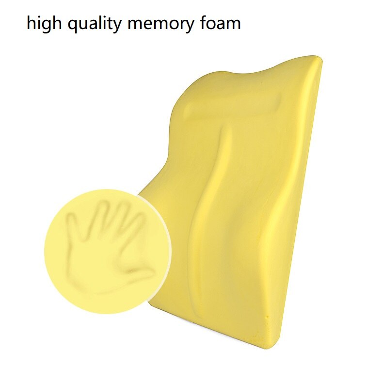 Coussin lombair Auto Kissen Zurück kissen Lenden Unterstützung niedrig zurück Schmerzen Linderung komfort Orthopädische Kissen Auto Zubehör Innen