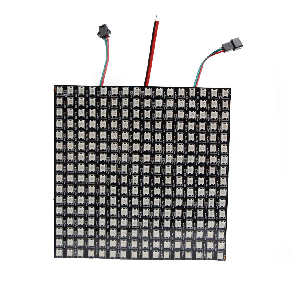 DC5v 5050 RGB Matrix led Pixel module 8x8 16x16 8x32 IC WS2812B Digital Flexible Panel Individually Addressable Pixels display: 16X16 Pixel