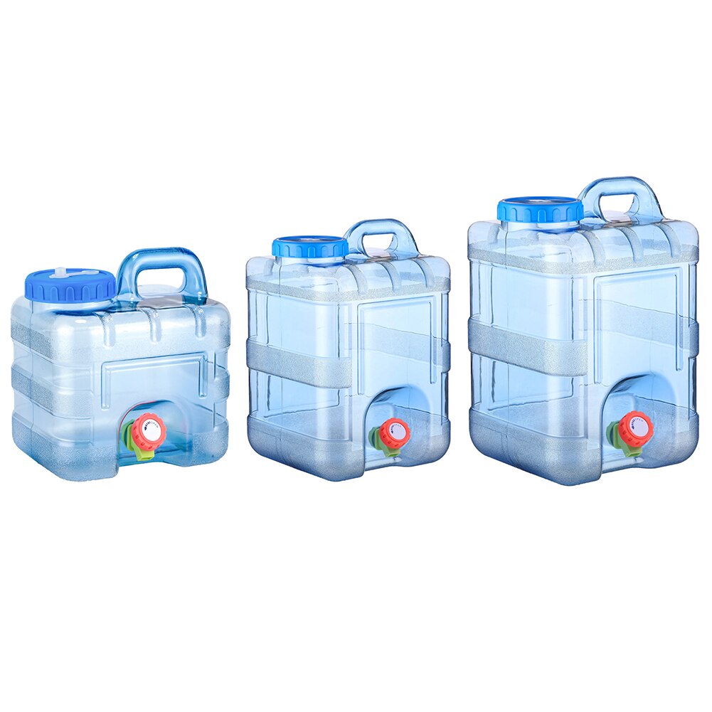 5/8/10/15L portatile secchio di acqua all'aperto barile campeggio Picnic escursionismo auto guida serbatoio di acqua contenitore con rubinetto per campeggio
