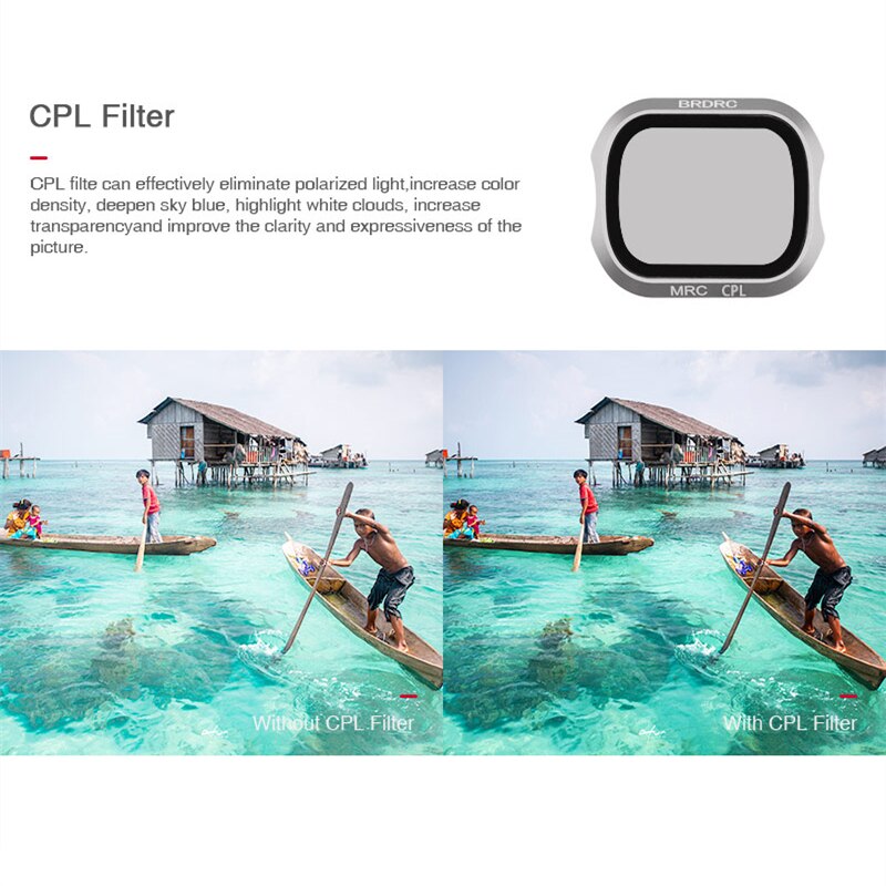 UV CPL ND Filter Sets Lens Filter for DJI MAVIC 2 PRO Drone ND16 ND32 ND4 ND8 Polarizing Neutral Density Filter Accessory MRC