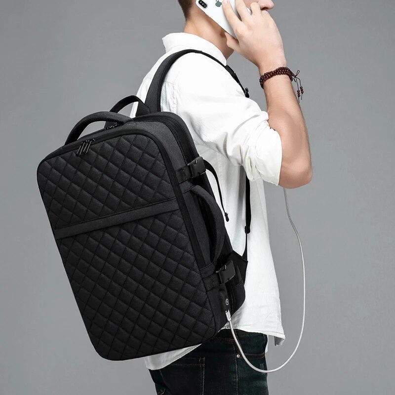 Travel Backpack Men Expandable 12cm Multifunctional Bag Laptop Backpacks Male Mochila Fit 15.6 Inch