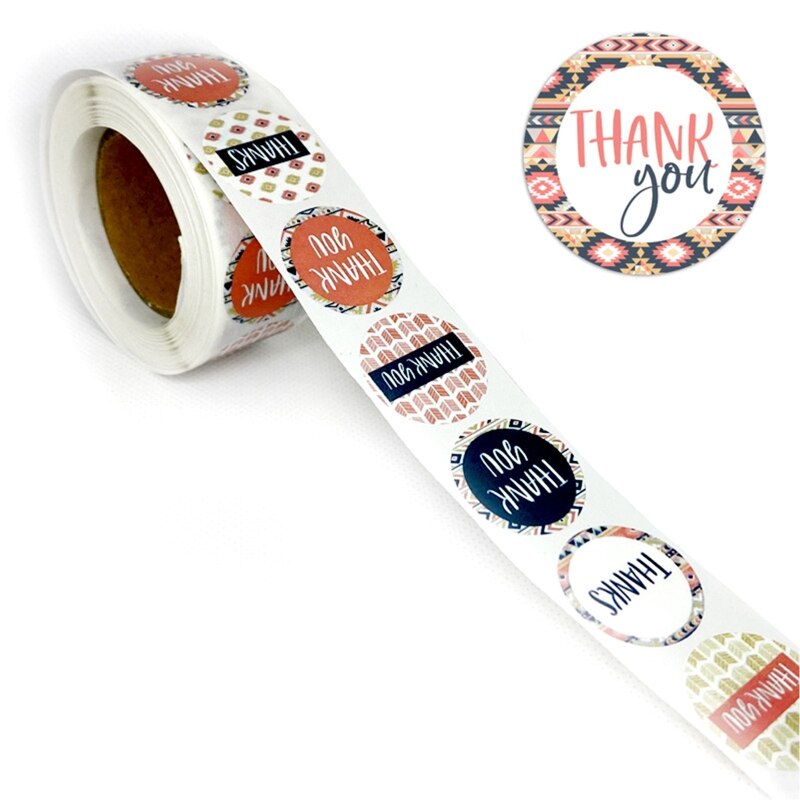 500pcs Thank You for Supporting My Small Business Stickers Seal Label for Wedding Baking Stationery Sticke: 2