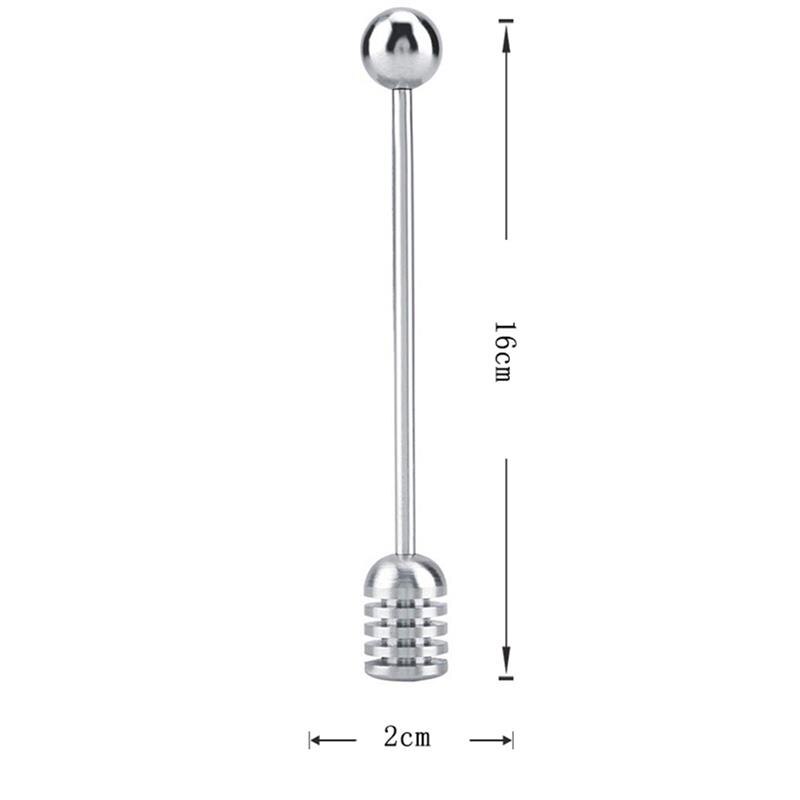 1Pcs Rvs Lange Steel Honing Mengen Stok, Honing Lepel, Honing Mengen Stok, Honing Mixer, honing Voor Keuken Gereedschap