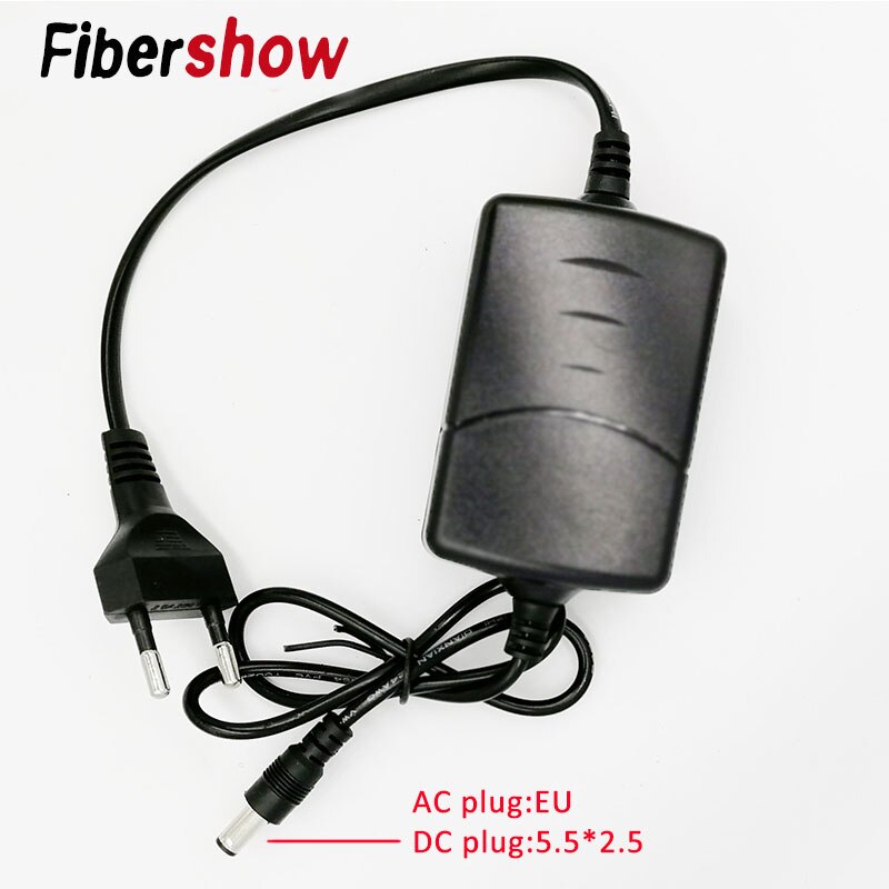 Conmutador EU adaptador de alimentación entrada 100 ~ 250AC salida DC 5V2A para convertidor de medios fibra óptica Gigabit Ethernet Switch poe inyector