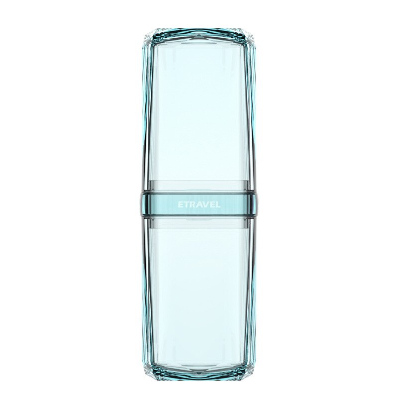 Travel Portable Sets Toothbrush Cup Tumblers Holder PP Gargle Cups Unisex Business Toothpaste Tooth Brush Towel Accessories: 2PCS Blue
