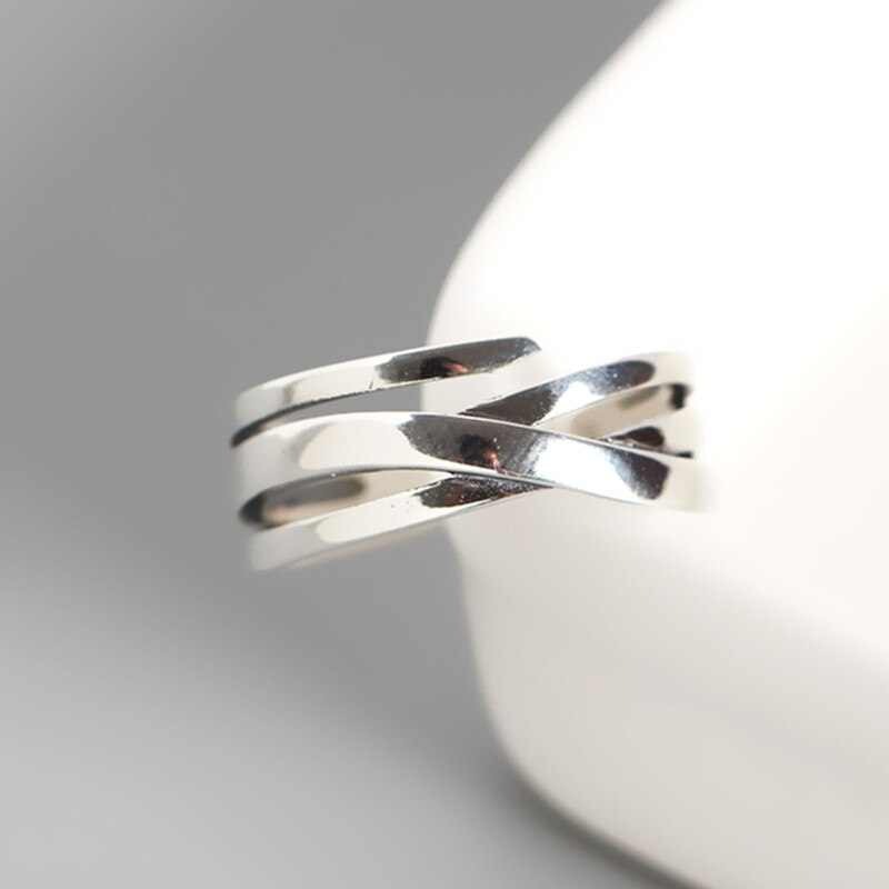 Personalidade boho irregular correntes anéis para mulheres jóias grandes anéis antigos meninas presentes de natal anillos