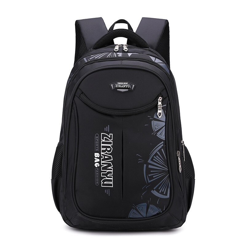 School Bags Primary Backpacks for Boys Girls Kids Bookbag Nylon Waterproof School Backpack Blue Mochila Escolar: Black