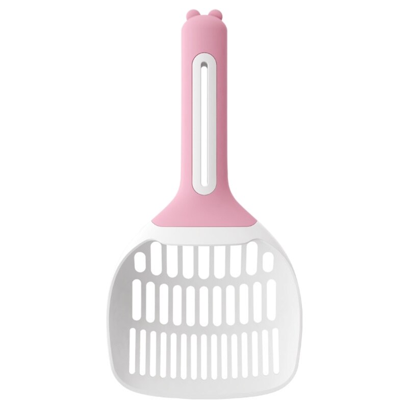 Y5GB Cat Litter Scoop Eco-friendly PP Sifter Deep Shovel Long Handle Poop Sifting Kitten Pooper Lifter Grey/Blue/Pink: Pink