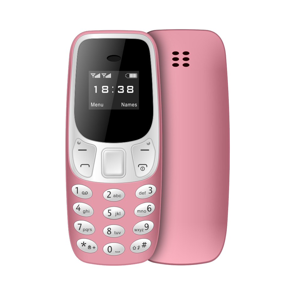 SERVO Kleine Mobiele Telefoon Bluetooth Dialer Magische stem Lage Straling Telefoongesprek Opname 2/3 SIM GSM Ontgrendeld Mini Mobiel: GRIJS
