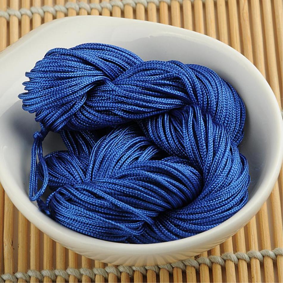 20M Shamballa Beads Bracelet Thread 1mm Polyester Cord Chinese Knot Macrame Rattail Cord For DIY Jewelry Findings: 10