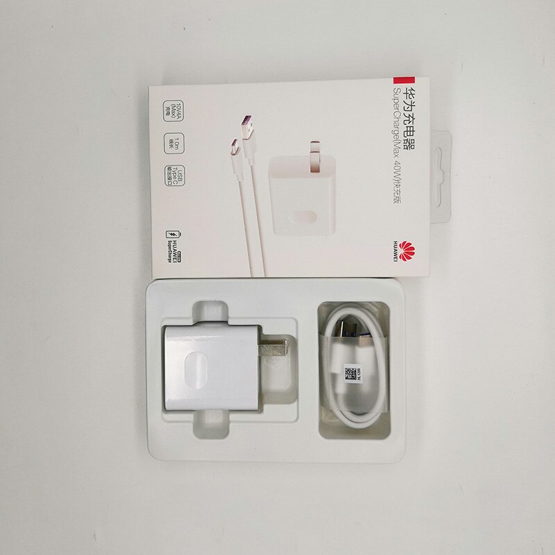 Originele Huawei Supercharge Lader 40 W Voor Huawei P30 Mate 30 20 Rs Nova 7 6 5 Pro Honor 30 10V 4A Super Opladen