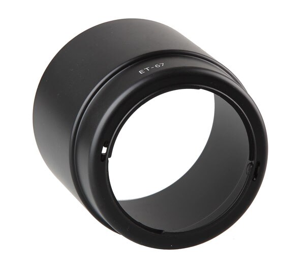 Pare-soleil baïonnette pour Canon EF ET-67 mm F/100 USM 58mm, couvercle de protection pour objectif d&#39;appareil photo DSLR 2.8