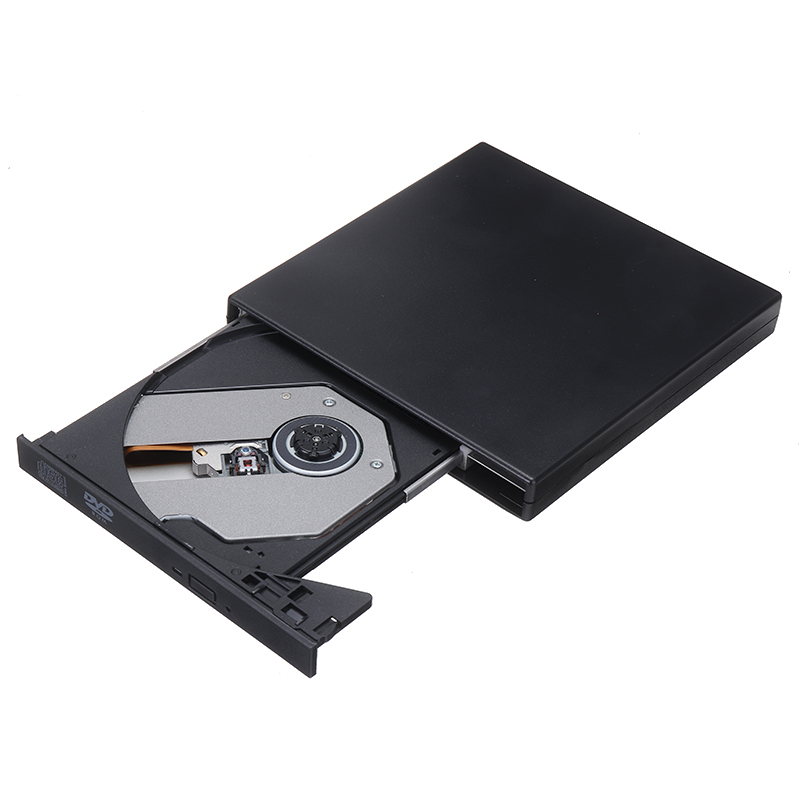 Pohiks 1pc USB 3.0 Slim External DVD/CD ROM Burner Writer Player Portable Desktop Notebook Universal CD Recorder