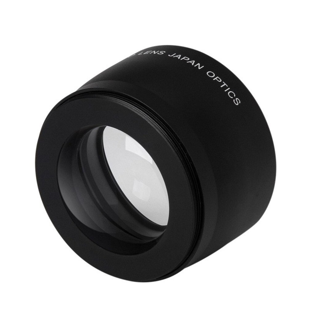58Mm 2X Double Camera Teleconverter Lens Wide Angle Extender Aps Format Lens Magnesium Aluminum Alloy