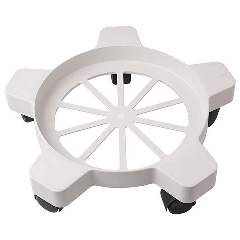 Chariot de tambour robuste de 5 gallons avec 5 roulettes pivotantes, tambour d&#39;une capacité de 70 Lb pour Pots de fleurs et seaux de 11 pouces de diamètre: Default Title