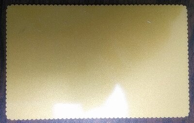 0.22mm 100pcs Blank Sublimation Metal Name Card Printing Blank Business Card Sublimation Ink Transfer: 8 forsted gold curve