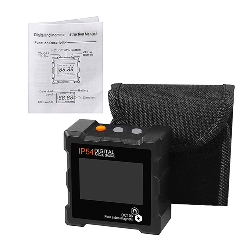 50LB Digital Level Box Protractor Angle Finder Level Gauge Bevel Gauge Inclinometer with Magnetic Based Backlight Waterproof