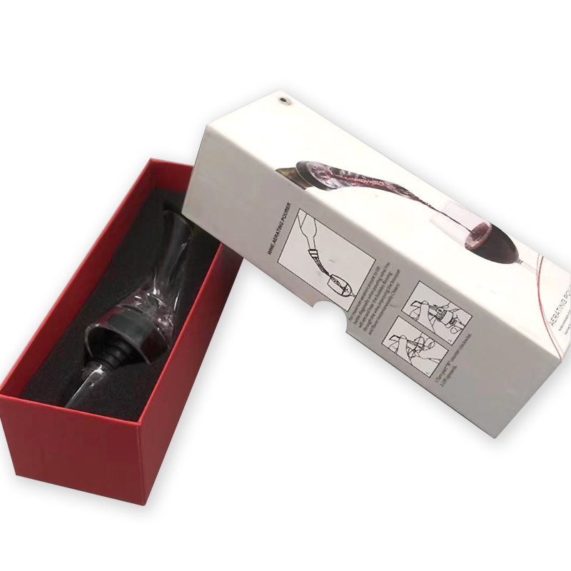 Décanteur de vin rouge magique , verseur avec support de filtre, distributeur d'aérateur d'air rapide pour la maison, ensemble essentiel de Bar à manger: Rouge