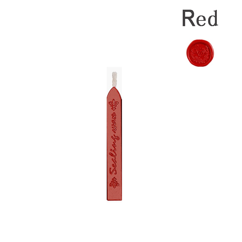 Palos de sellado de cera, sellos de cera de primera derretidos, vela de fusión vegana al por mayor: Rojo