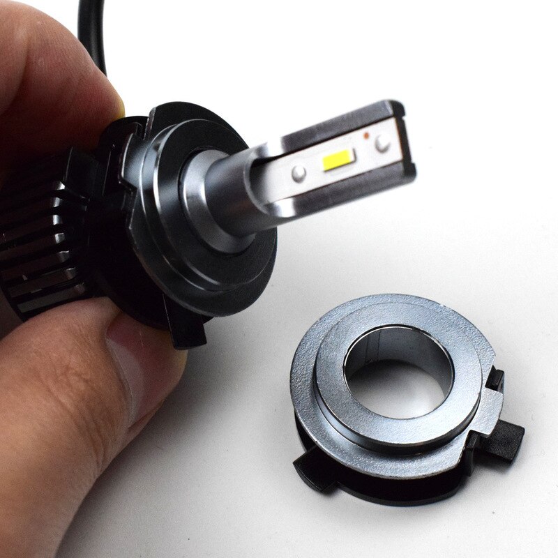 2PCS H7 LED Headlight Bulb Adapter Black Retainer Case for Hyundai Sonata Tucson h7 Adapter for Kia K4 K5 Sorento Headlights