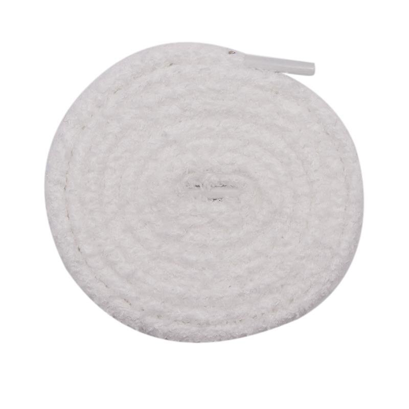 1 para 120/140/160cm ręcznik pluszowe okrągłe sznurowadła 6.5mm Premium Fluff miękkie sznurowadła Caterpillar dla Sneakers obuwie sportowe: 4 / 140 CM