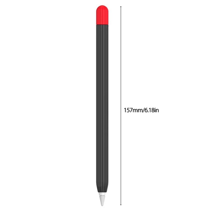 Para apple pencil 2 caso capa tablet caneta caso ipad caneta protetora pele macia silicone ponta capa titular tablet caneta de toque x6ha