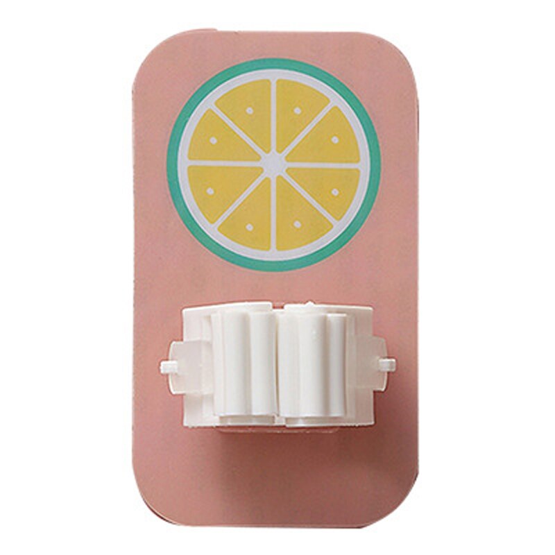 Wall Mounted Storage Mop Organizer Holder Brush Broom Hanger Storage Rack Kitchen Clip Seamless Mop Hook with Mounted Hanging: Lemon