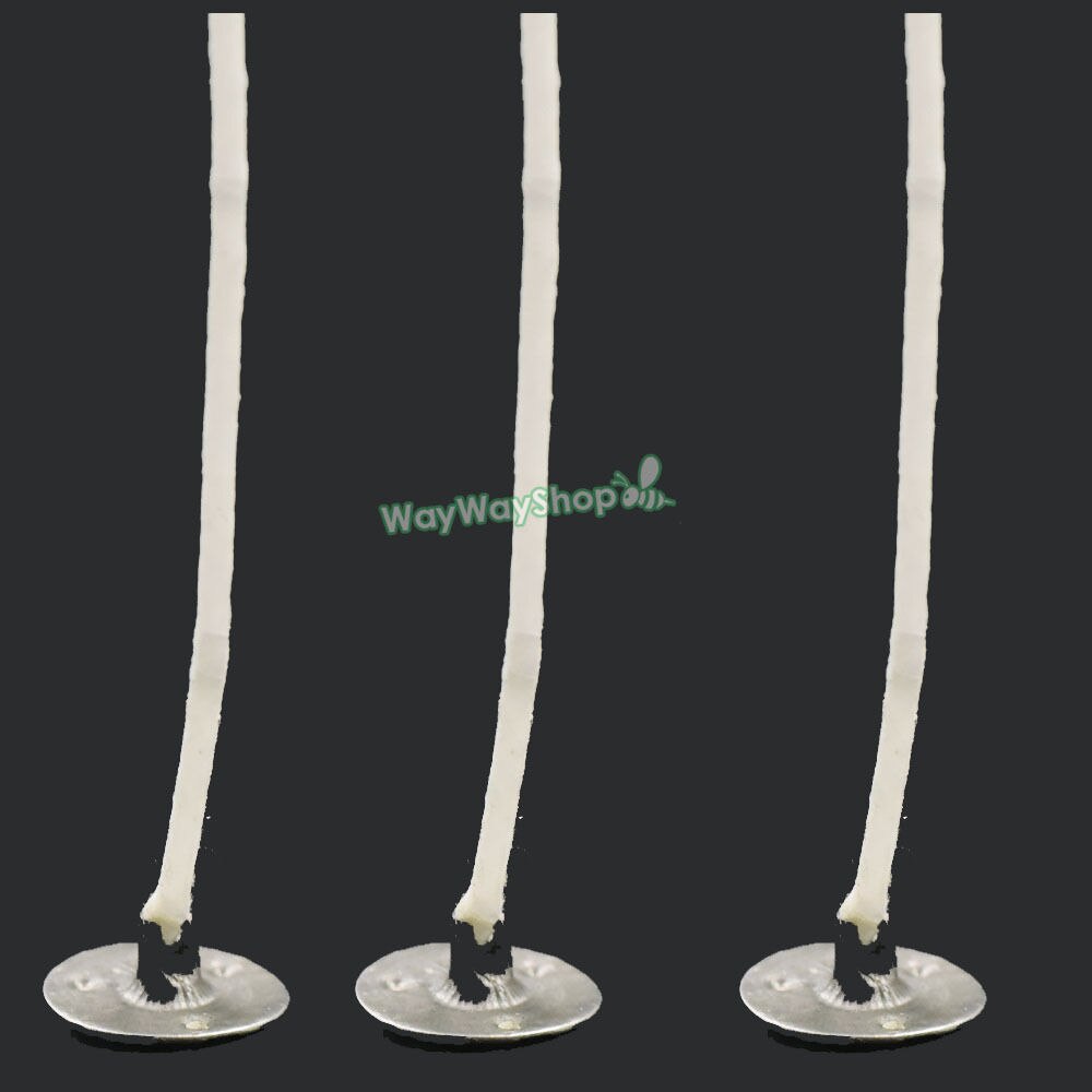 100Pcs 200Pcs Candle Wick Zinc Core Thread Pretabbed for Supplies Candle Making 25mm 40mm 50mm 70mm 100mm 150mm 200mm 260mm